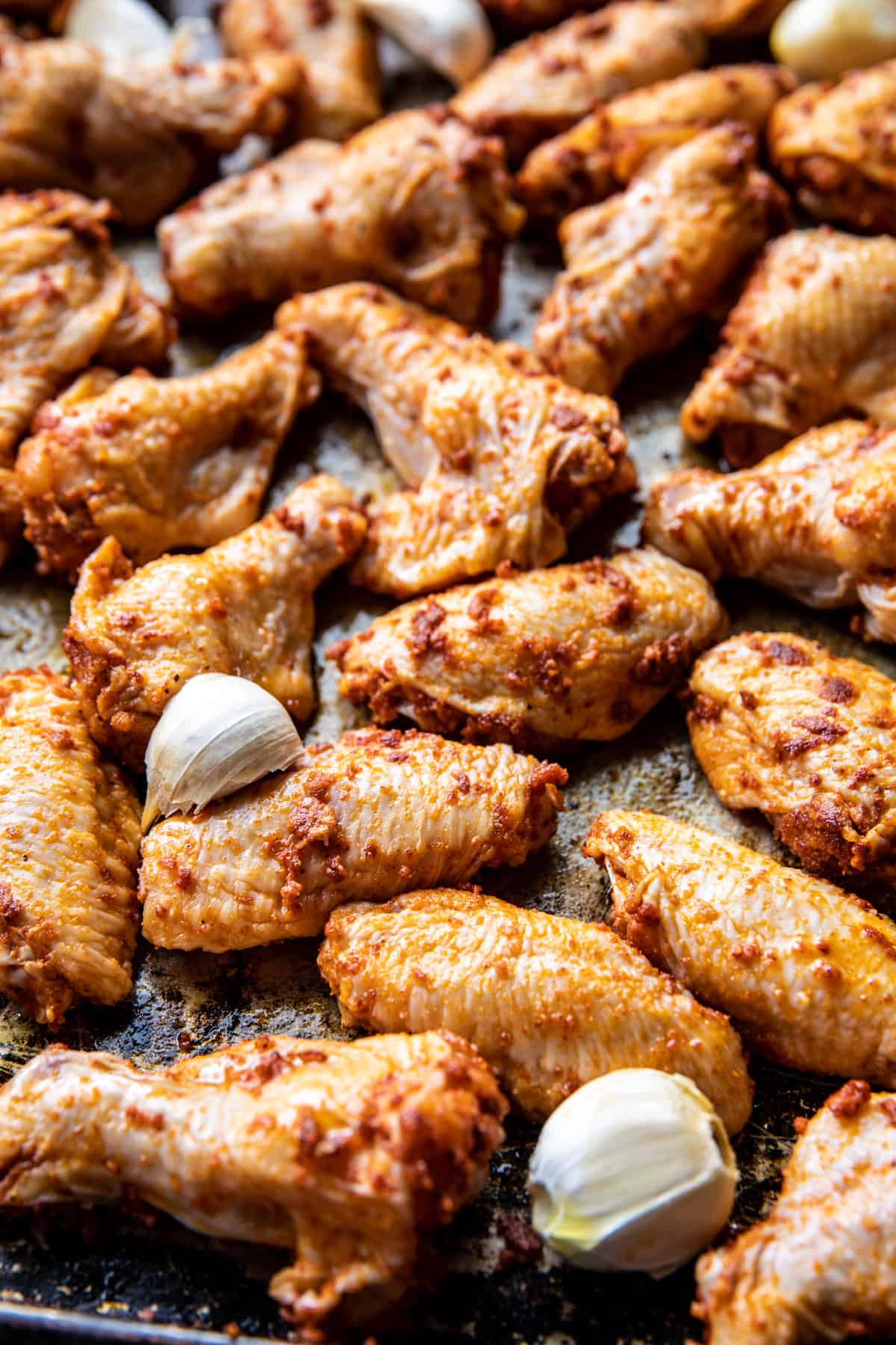 Easy Garlic Parmesan Buffalo Chicken Wings | halfbakedharvest.com