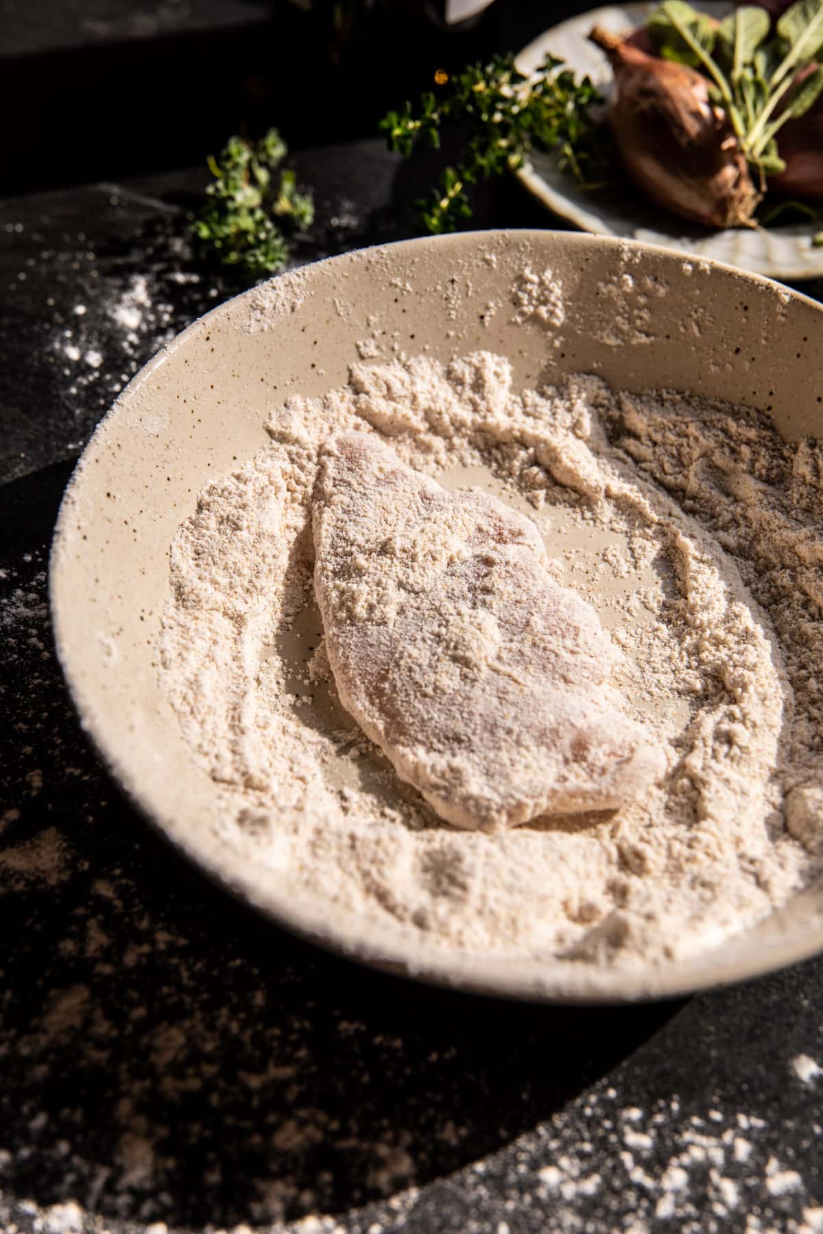 Smothered Chicken in Mushroom Wine Pan Sauce | halfbakedharvest.com