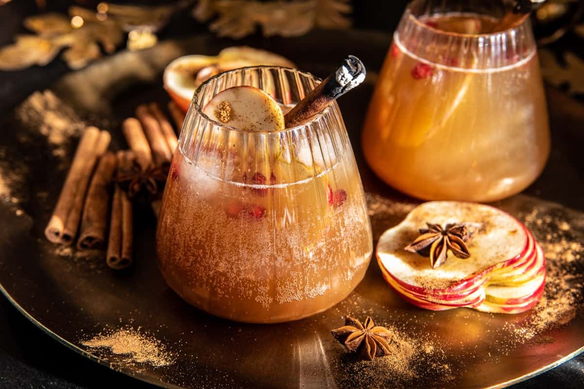 Cinnamon Apple Bourbon Smash | halfbakedharvest.com