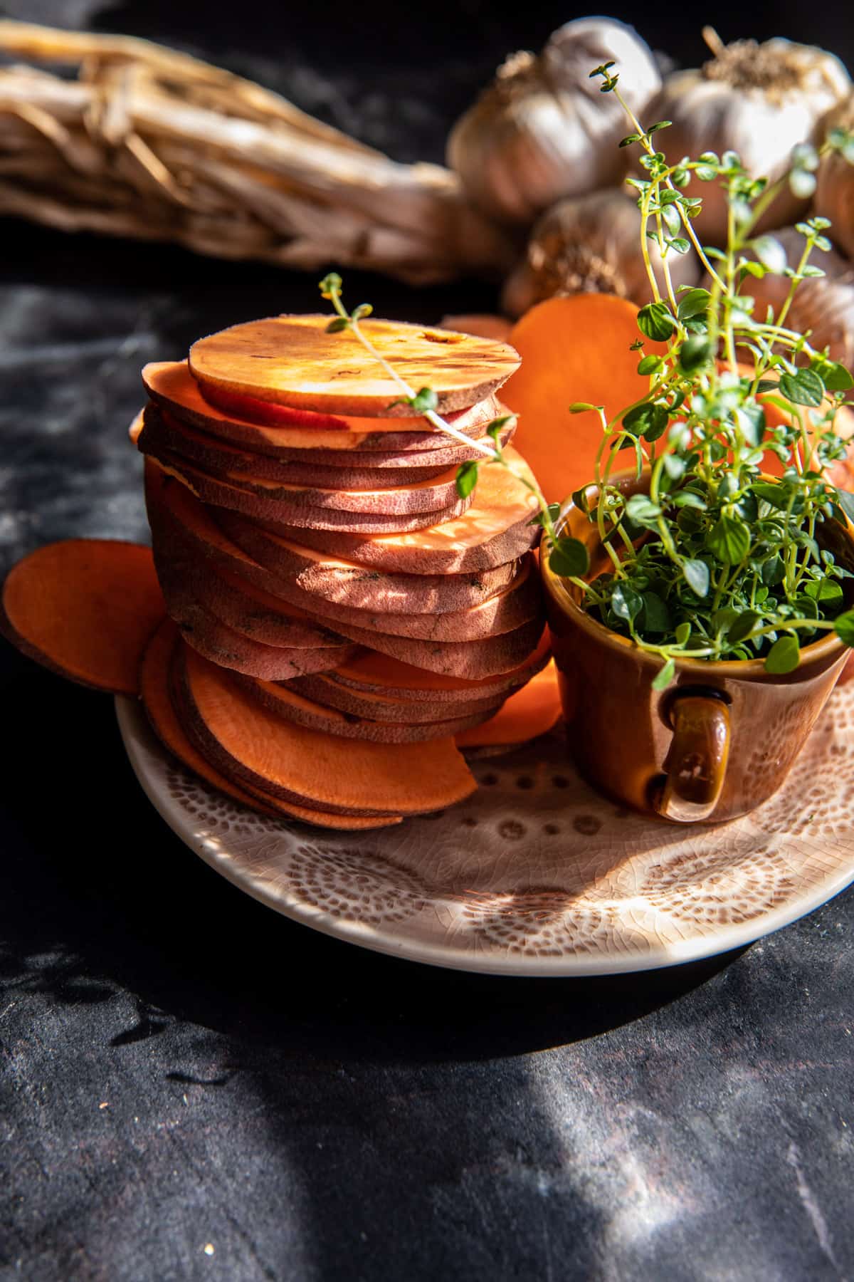 Easy Creamy Scalloped Sweet Potatoes | halfbakedharvest.com