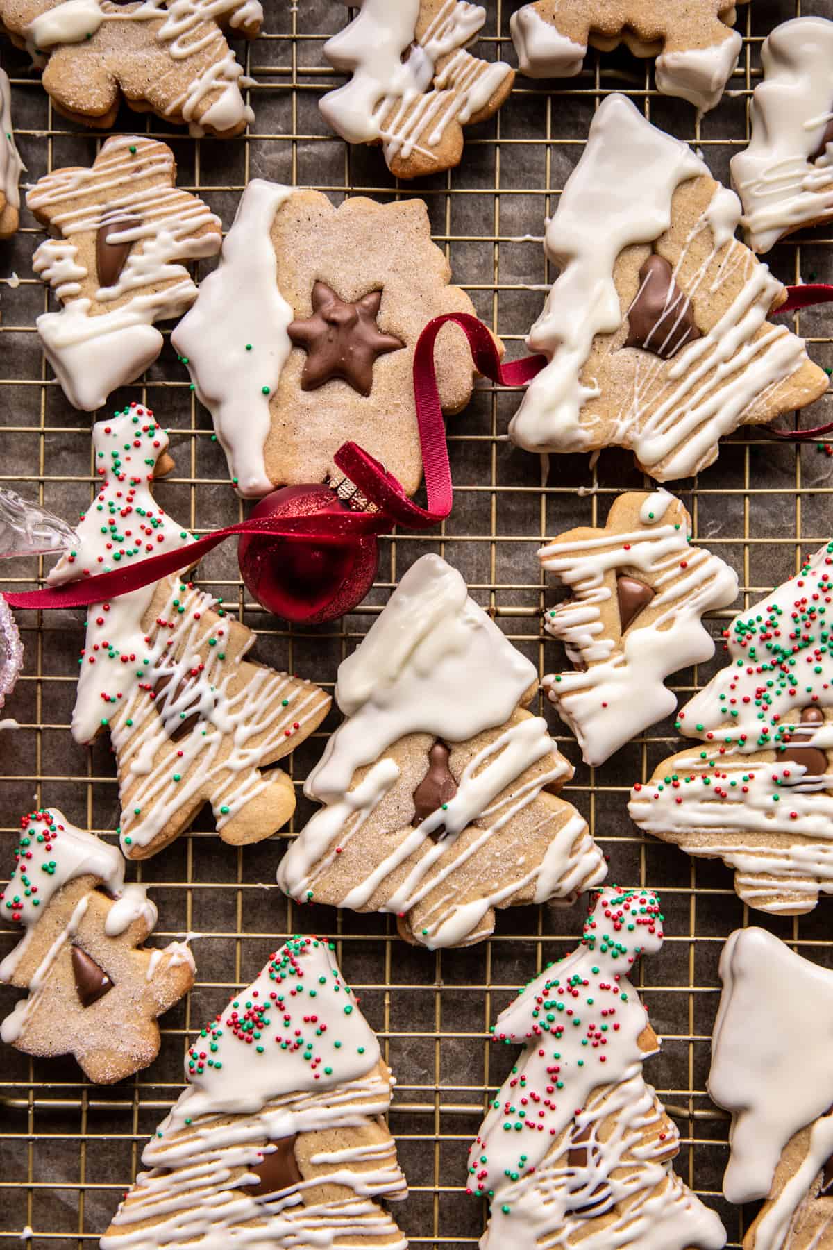Easy Decked Out Christmas Tree Cookies | halfbakedharvest.com