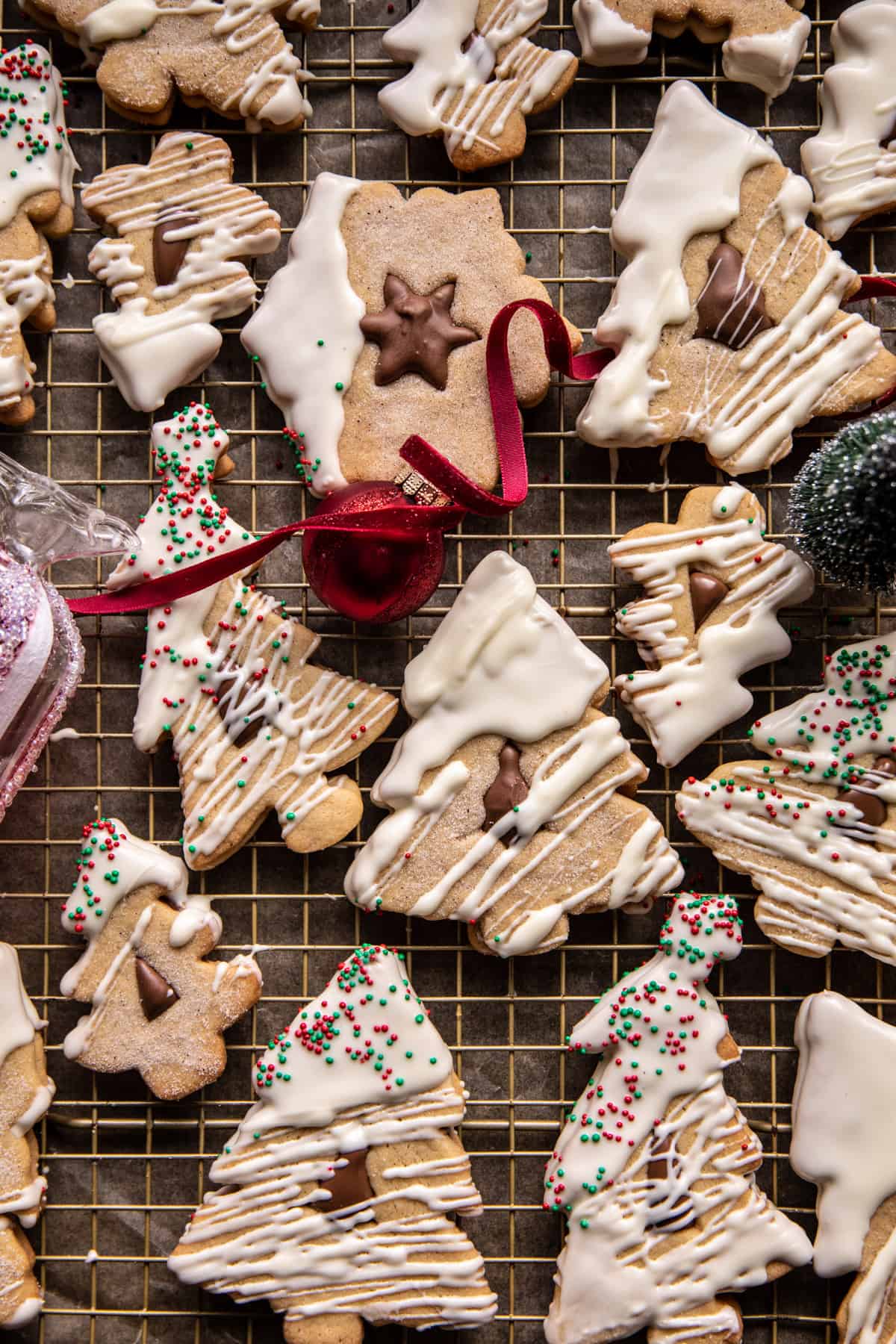 Easy Decked Out Christmas Tree Cookies | halfbakedharvest.com