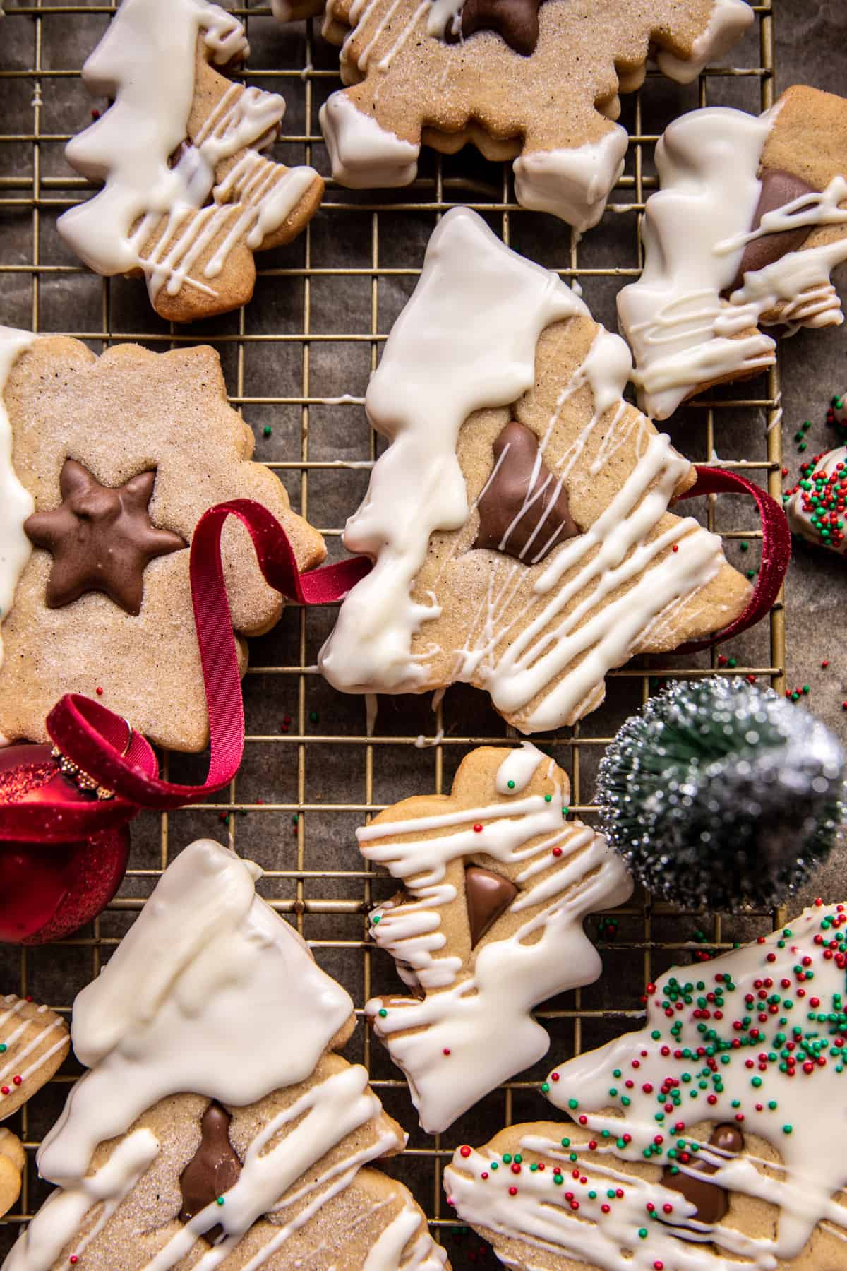 Easy Decked Out Christmas Tree Cookies | halfbakedharvest.com