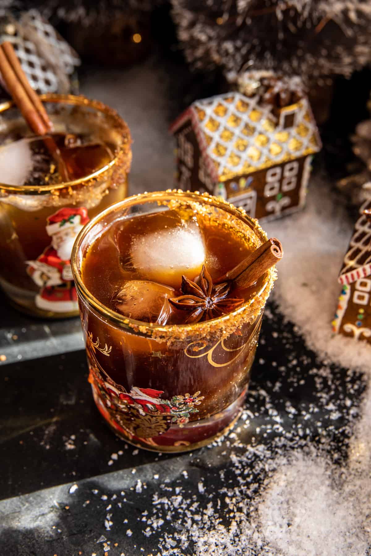 Naughty Gingerbread Cocktail (+mocktail) | halfbakedharvest.com
