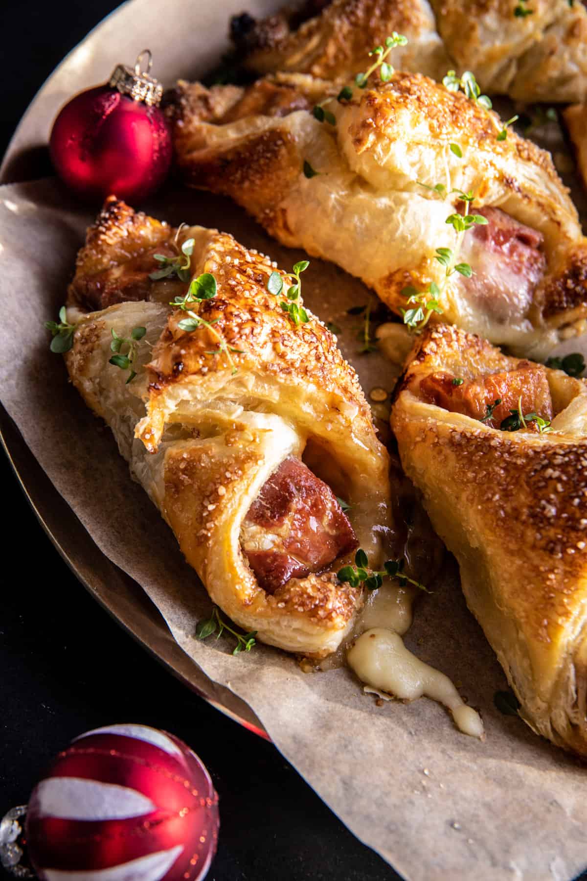 Prosciutto Wrapped Baked Brie Rolls | halfbakedharvest.com