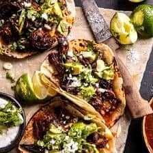 Crockpot Chipotle Pot Roast Tacos | halfbakedharvest.com