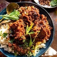 Simple Crockpot Coconut Beef Curry | halfbakedharvest.com