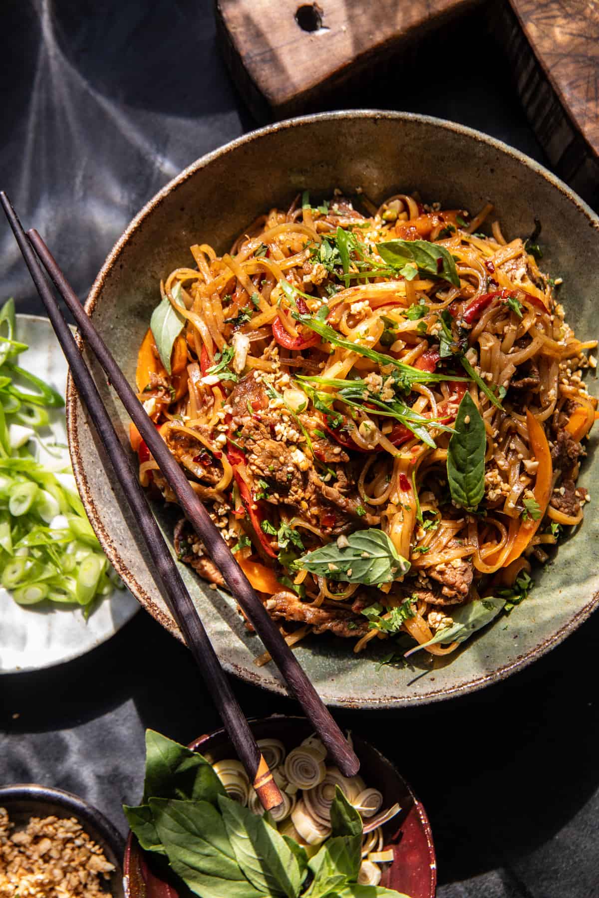 30 Minute Thai Basil Beef Noodles | halfbakedharvest.com