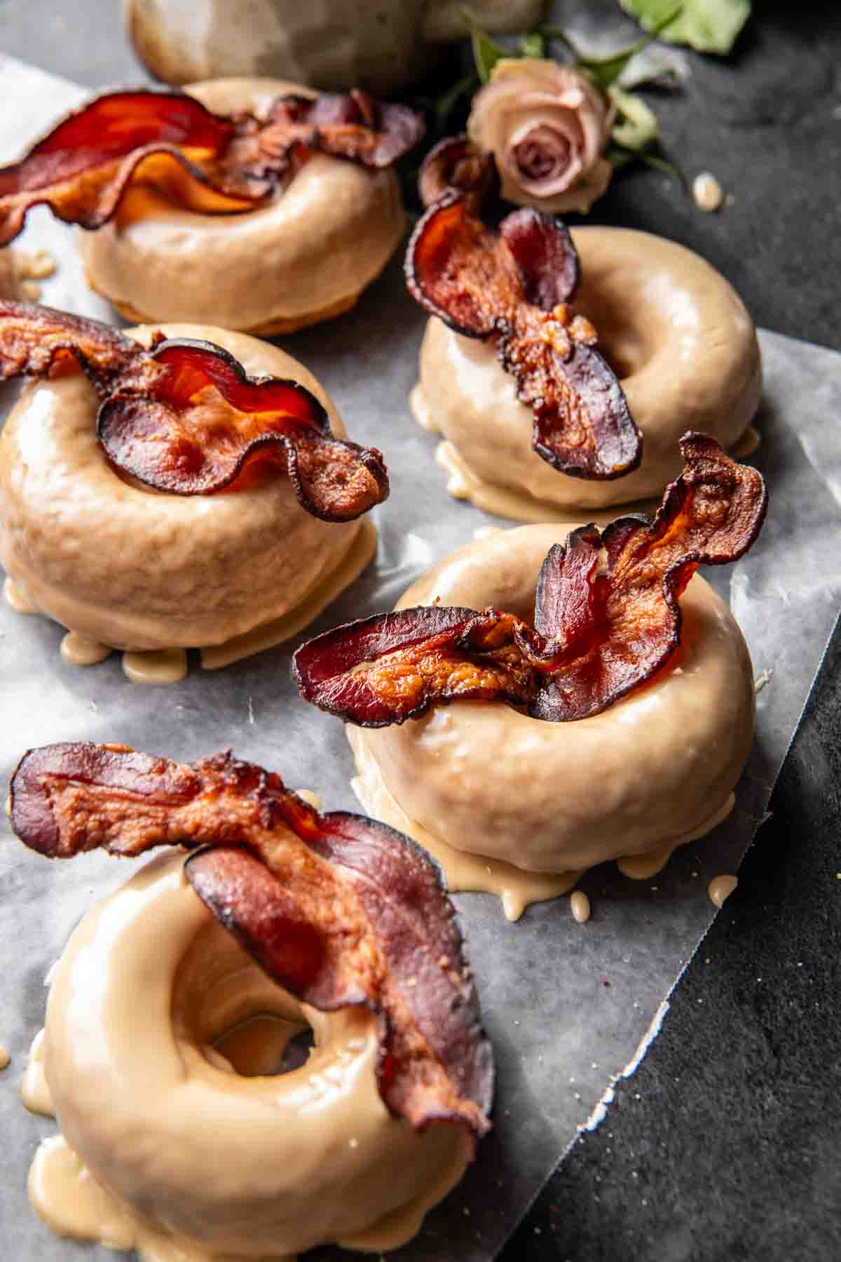 Baked Maple Bacon Doughnuts | halfbakedharvest.com