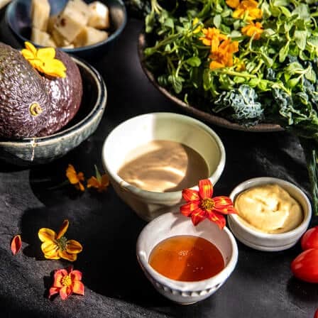 Avocado Bacon Chicken Salad with Jalapenฬo Honey Mustard | halfbakedharvest.com