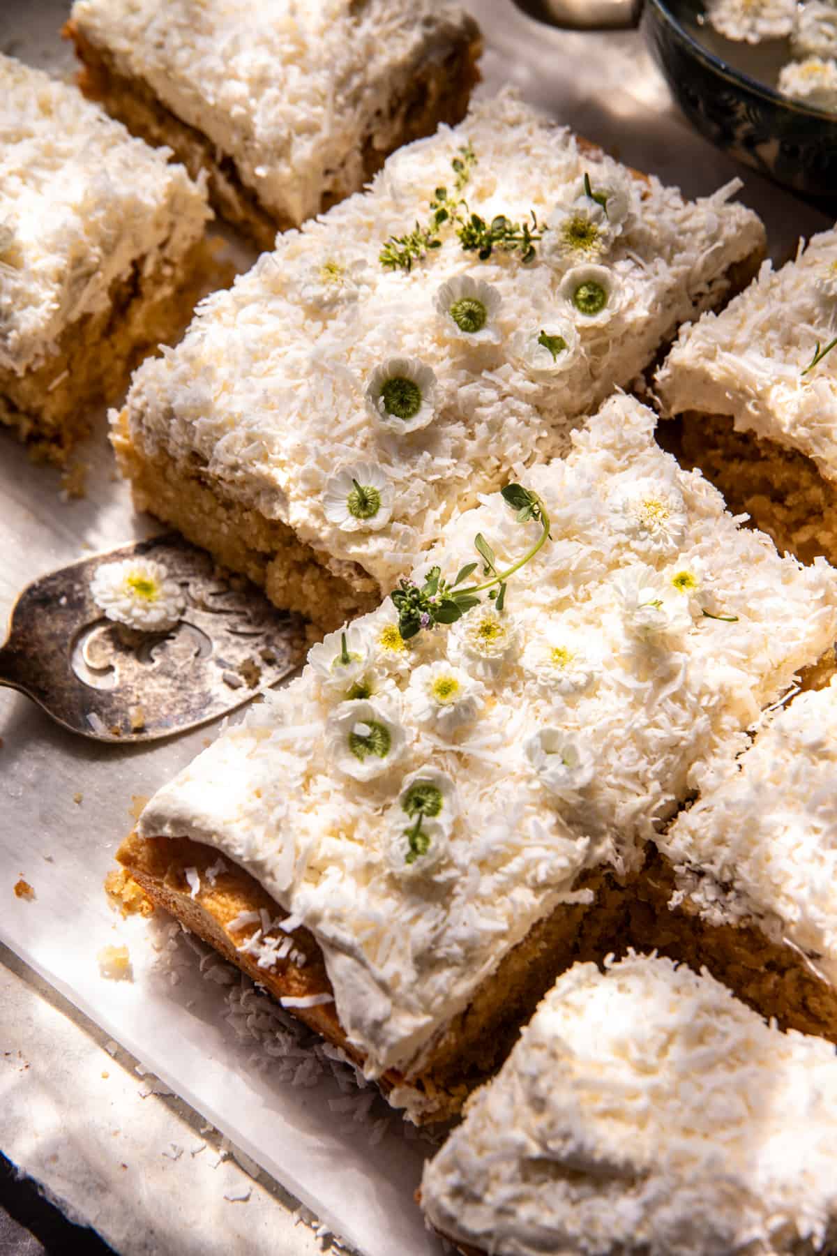 Coconut Sheet Cake | halfbakedharvest.com