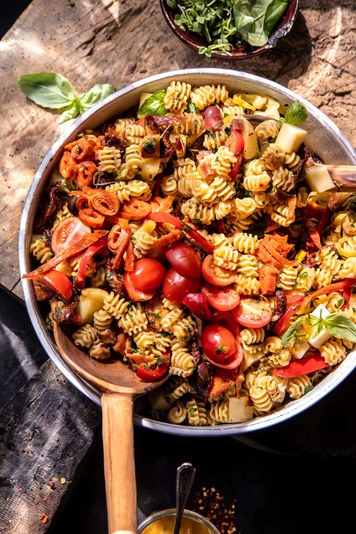 Italian Chop Pasta Salad | halfbakedharvest.com