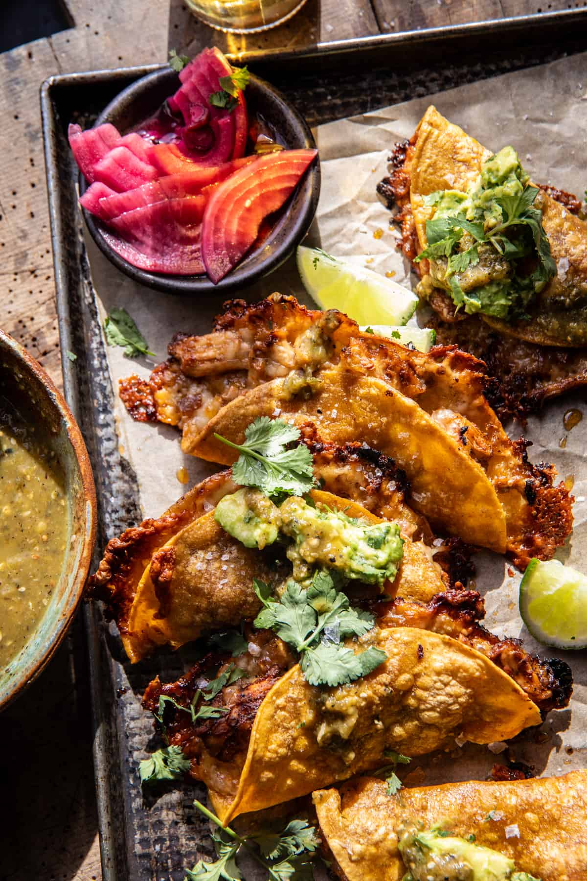 Sheet Pan Crispy Jalapeño Chicken Tacos | halfbakedharvest.com