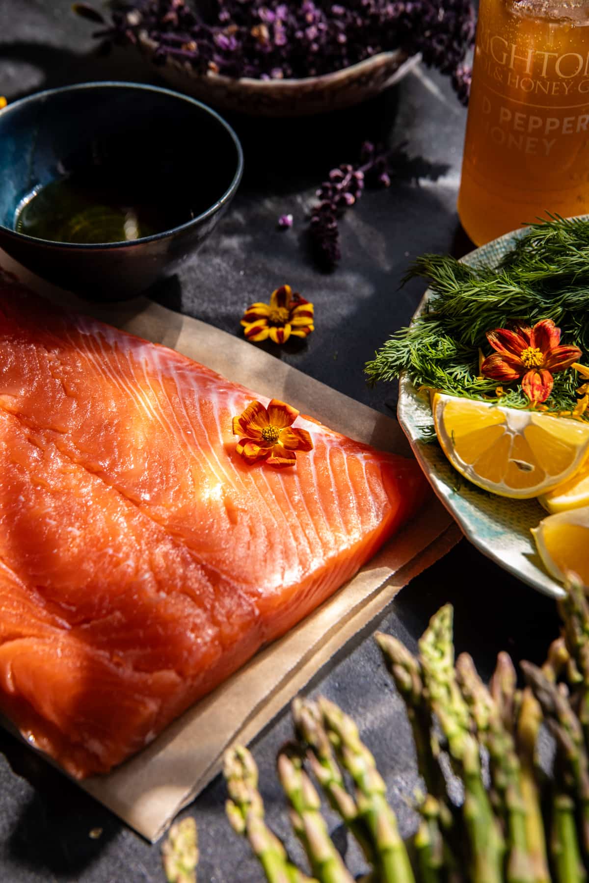 Spicy Honey Balsamic Salmon Bowls | halfbakedharvest.com