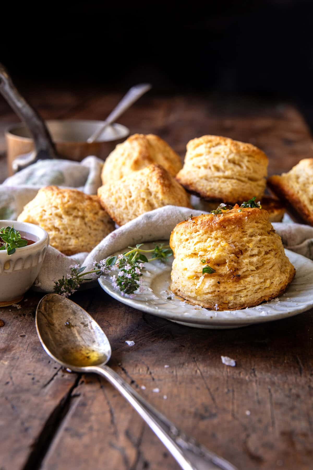 Honey Garlic Parmesan Biscuits | halfbakedharvest.com