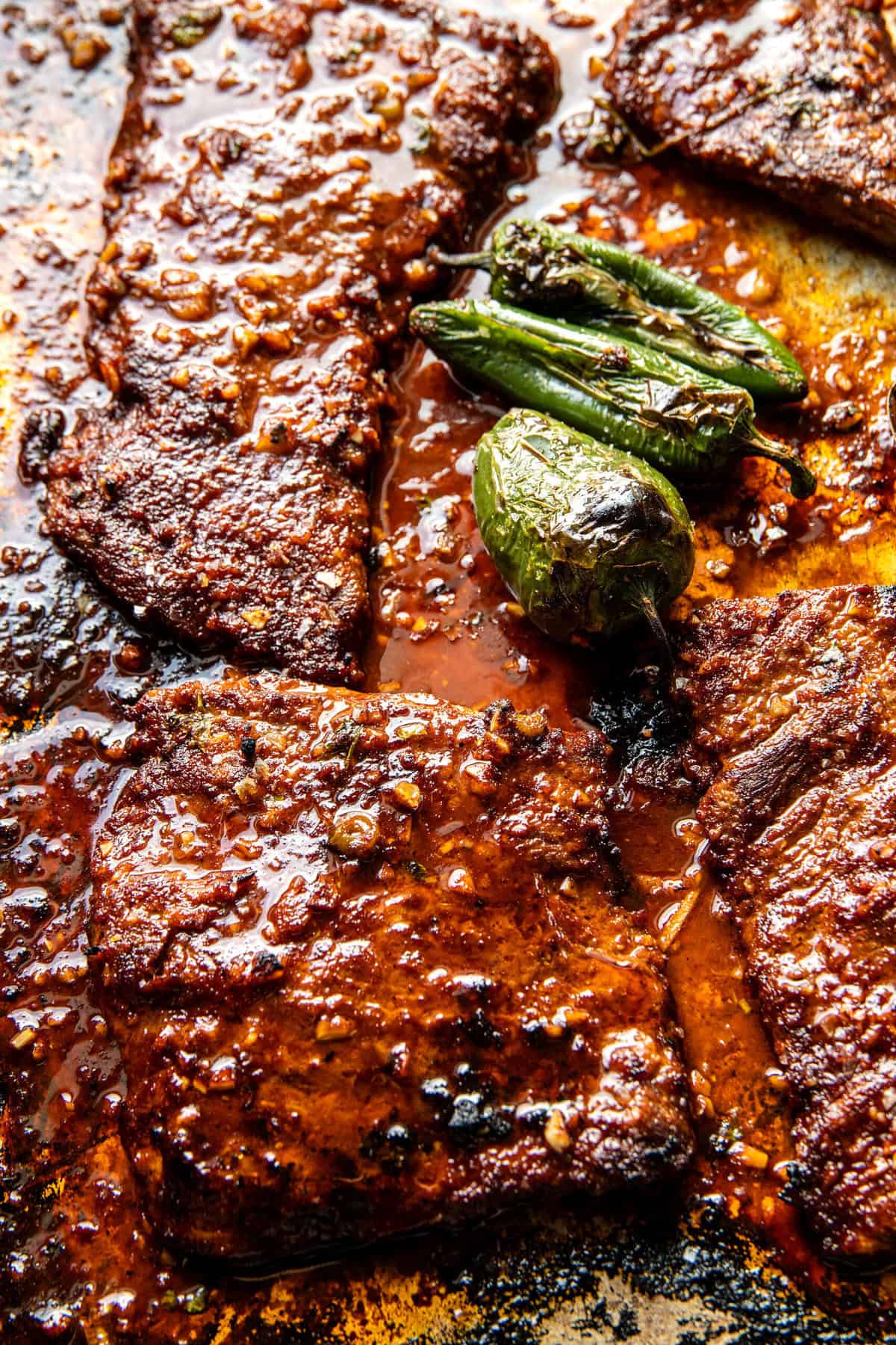 Sheet Pan Chipotle Steak Tacos with Mango Salsa | halfbakedharvest.com