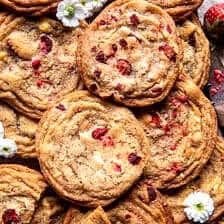 Strawberries and Cream Cookies | halfbakedharvest.com