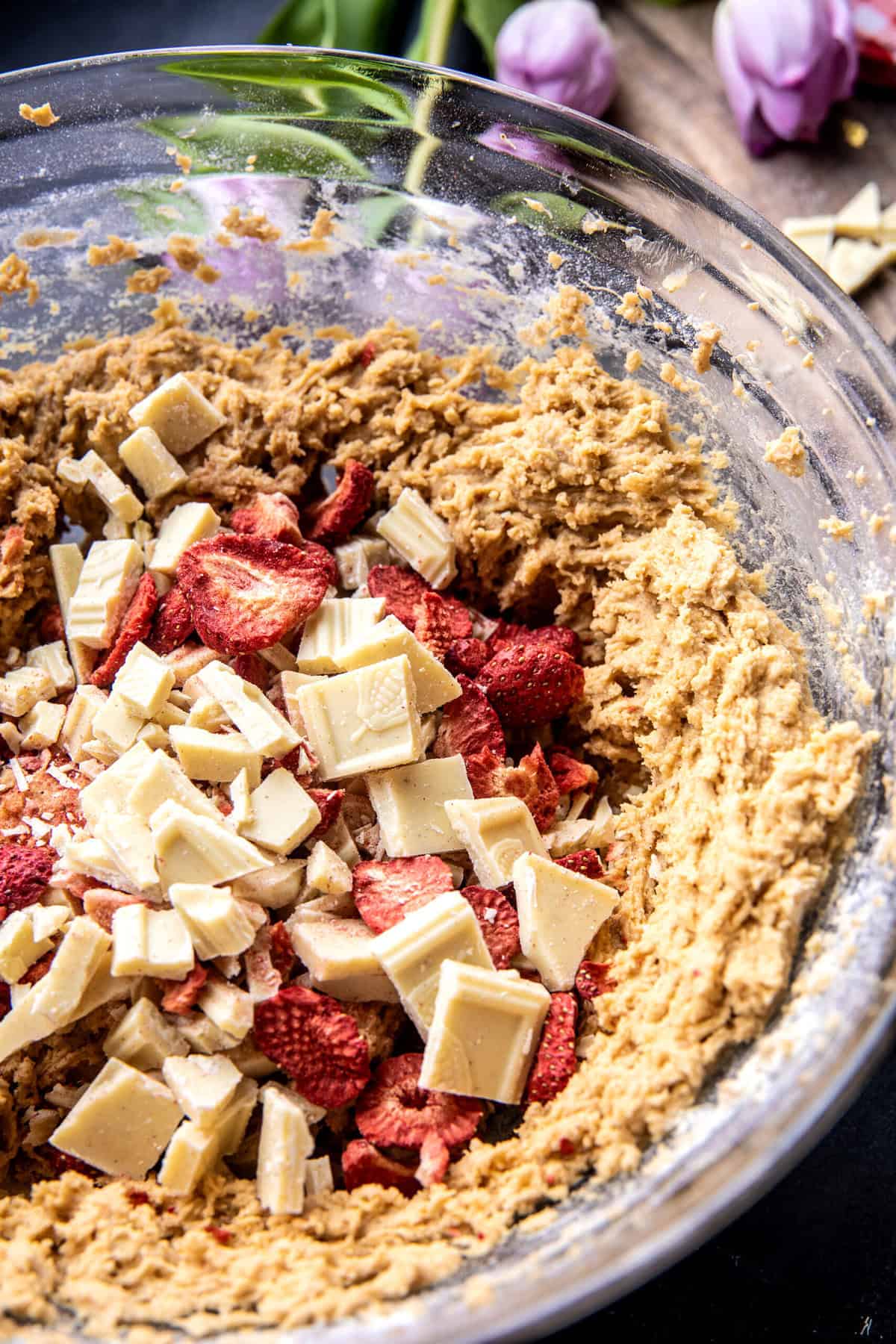 Strawberries and Cream Cookies | halfbakedharvest.com