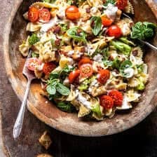 BLT Caesar Pasta Salad | halfbakedharvest.com