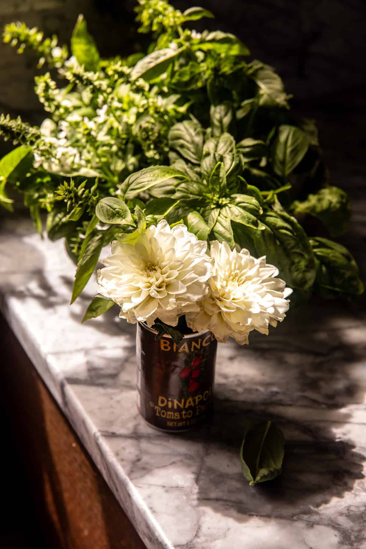 Crockpot Basil Butter Chicken | halfbakedharbest.com
