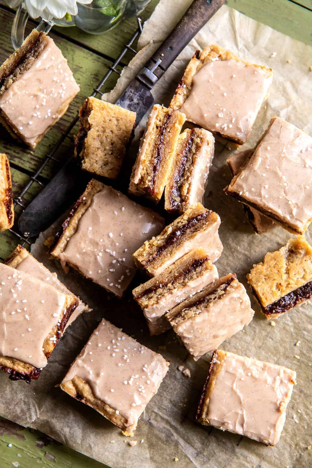Frosted Brown Sugar Pop Tart Bars | halfbakedharvest.com