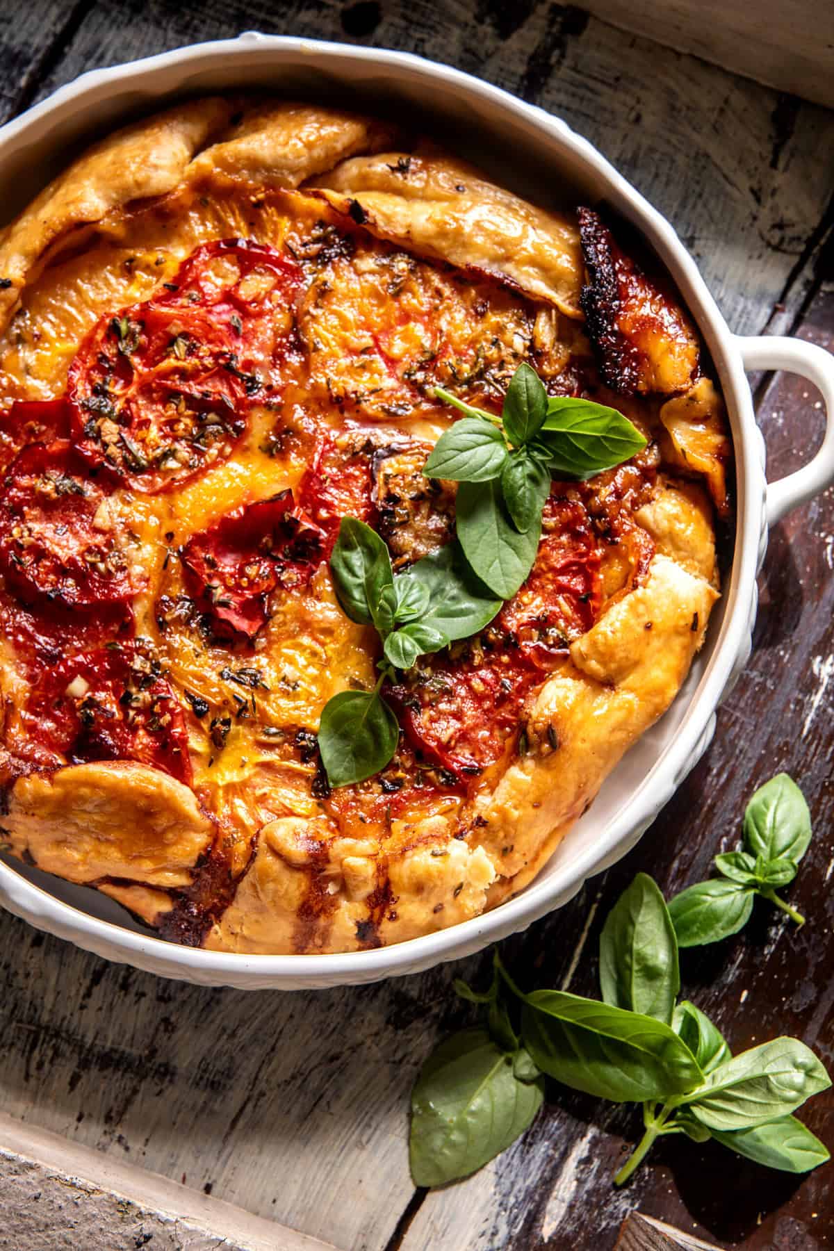 Tomato Cheese Pie | halfbakedharvest.com