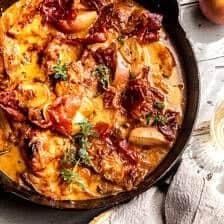 Apple Cider Smothered Chicken | halfbakedharvest.com