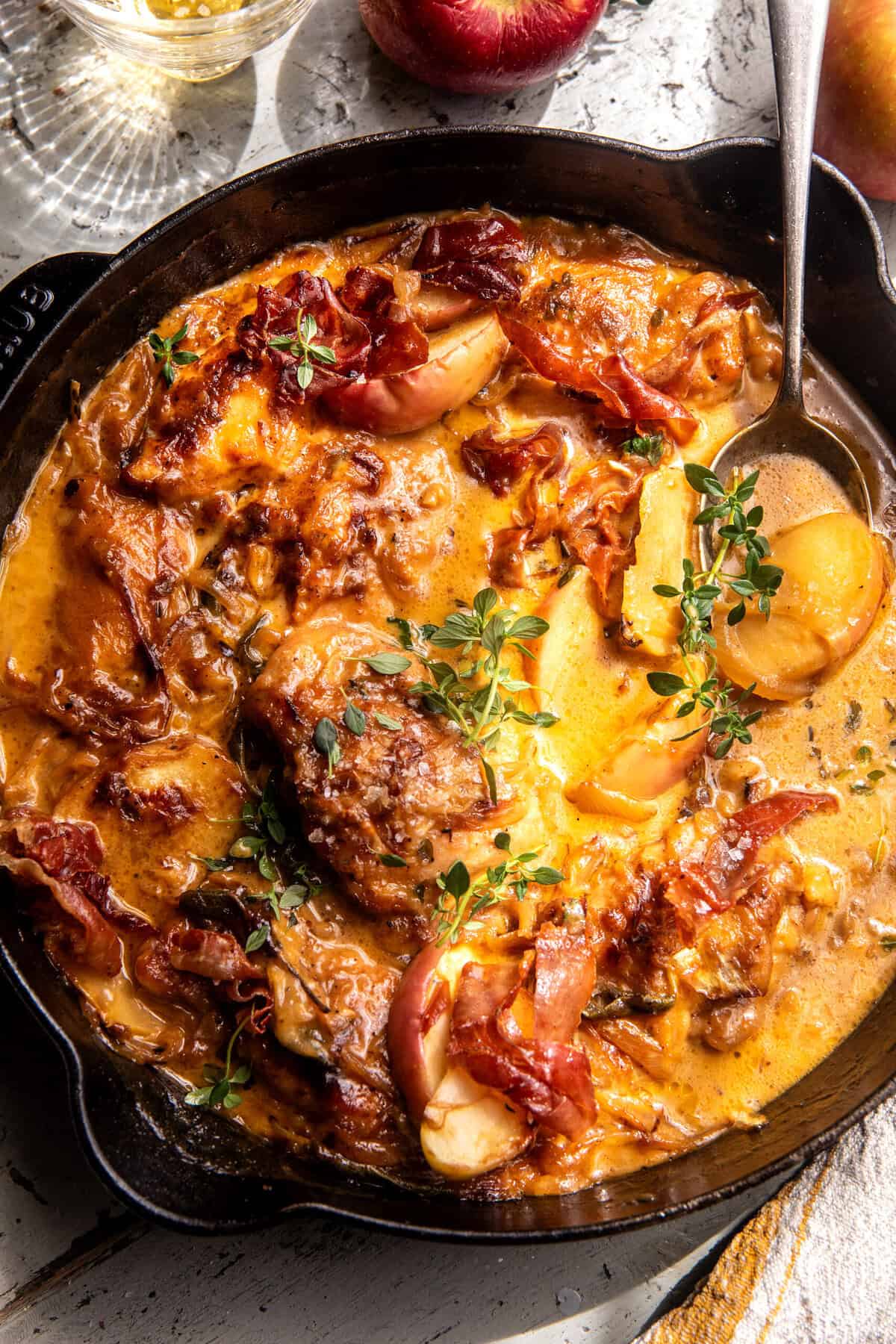 Apple Cider Smothered Chicken | halfbakedharvest.com