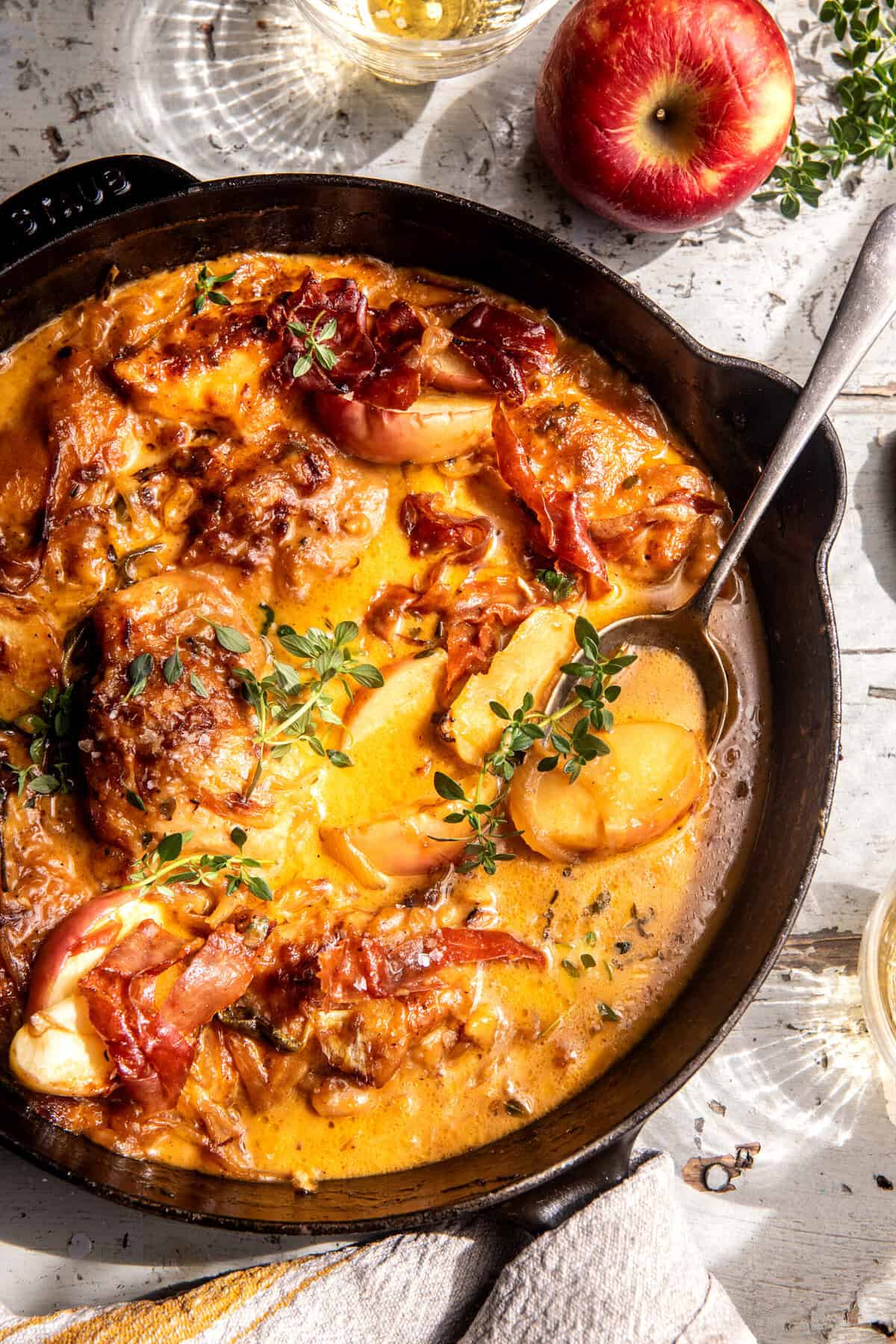 Apple Cider Smothered Chicken | halfbakedharvest.com