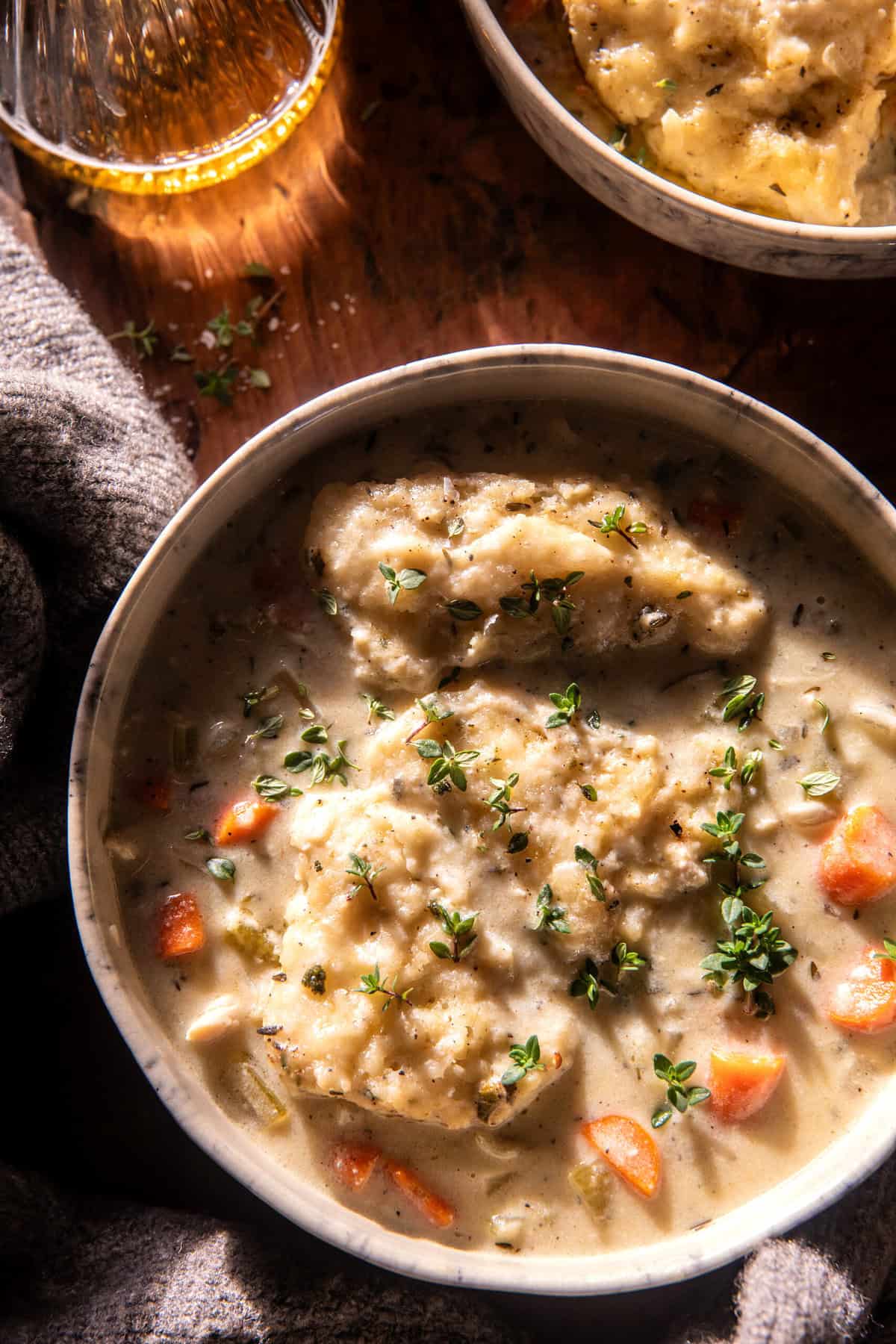 Crockpot Creamy Chicken and Dumplings | halfbakedharvest.com