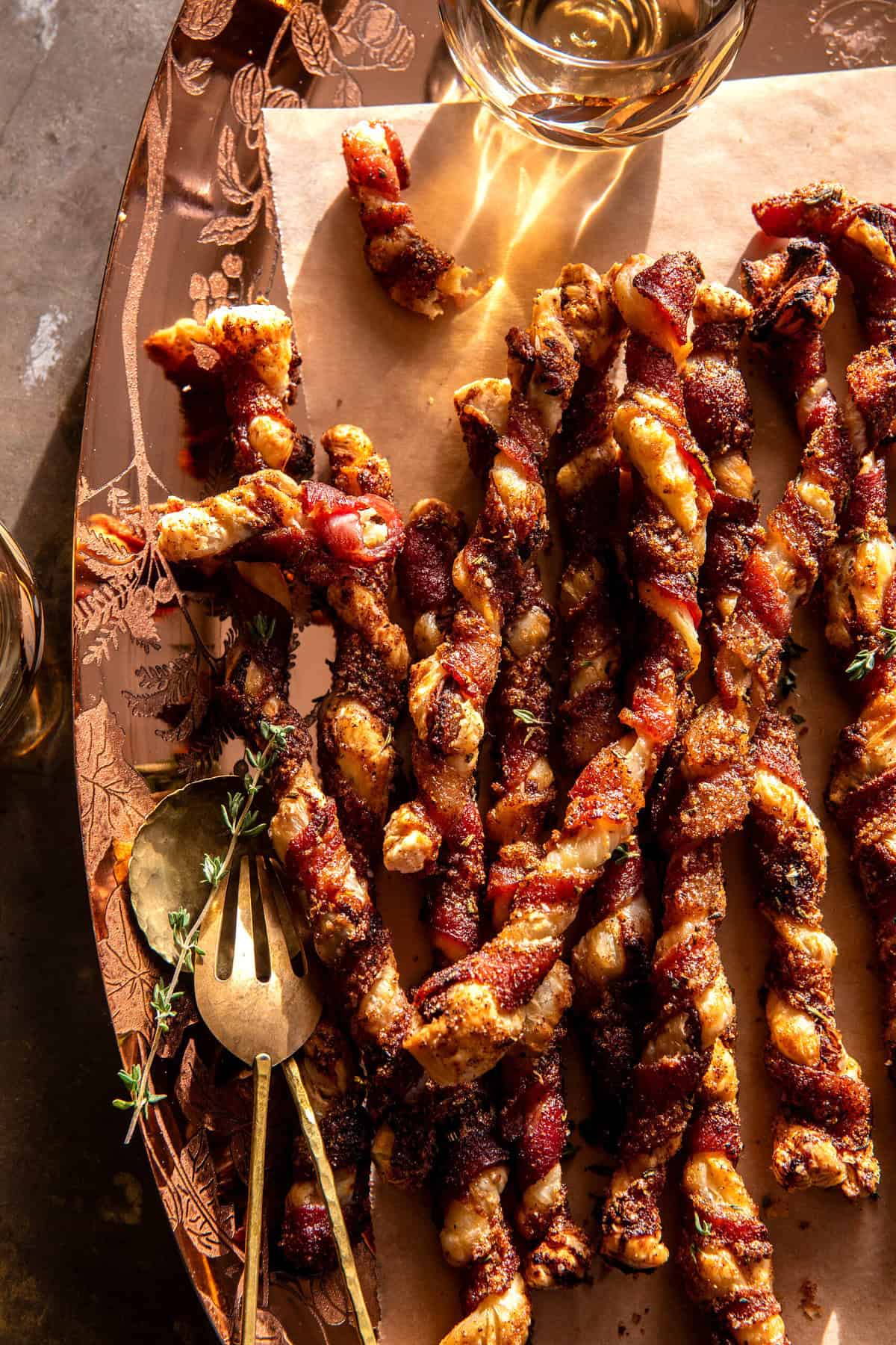Bacon Wrapped Dates and Goat Cheese Pastry Twists | halfbakedharvest.com