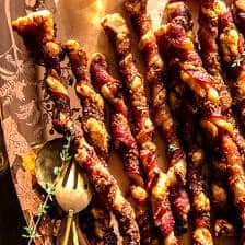 Bacon Wrapped Dates and Goat Cheese Pastry Twists | halfbakedharvest.com