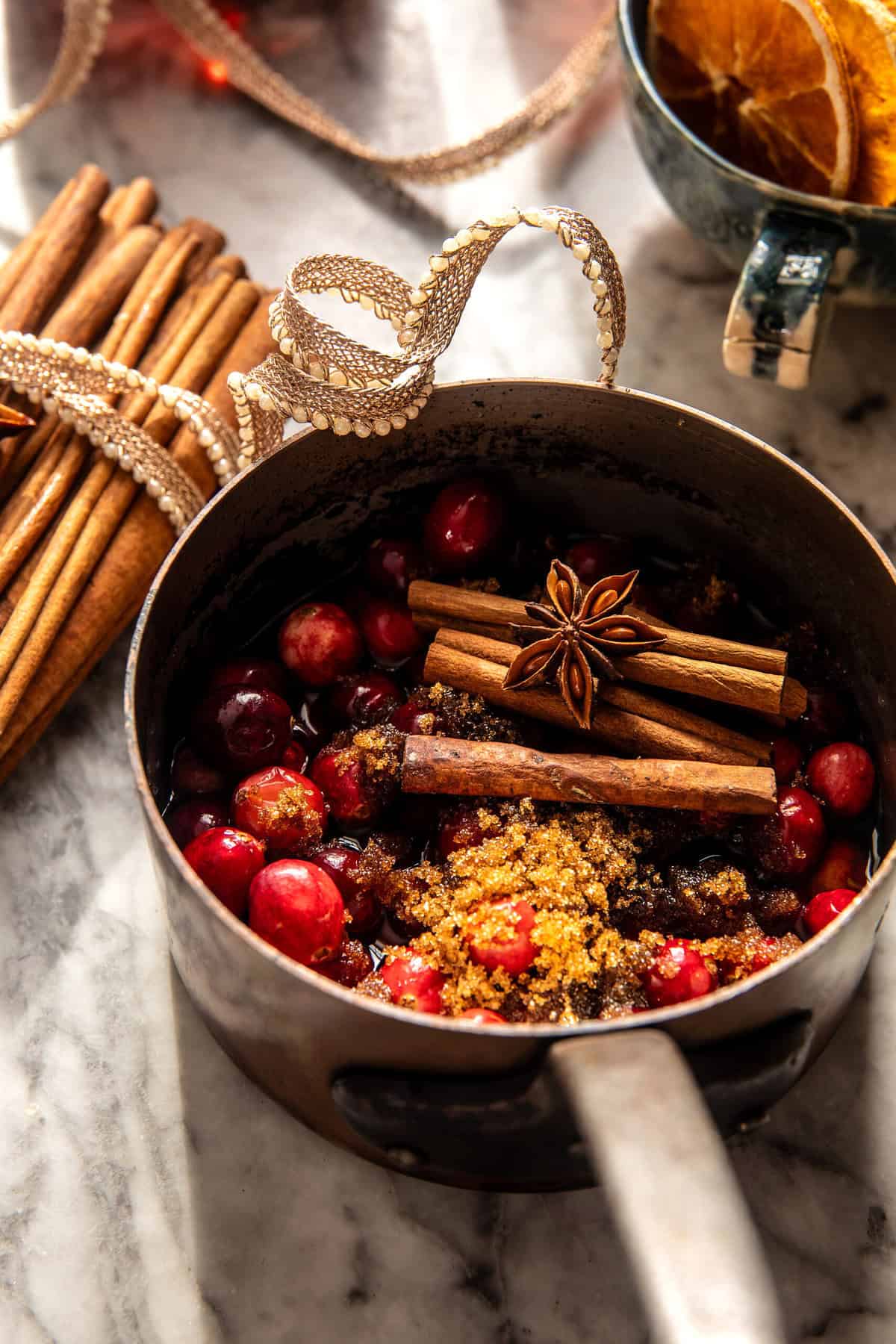 Thanksgiving Cranberry Cobbler Punch | halfbakedharvest.com