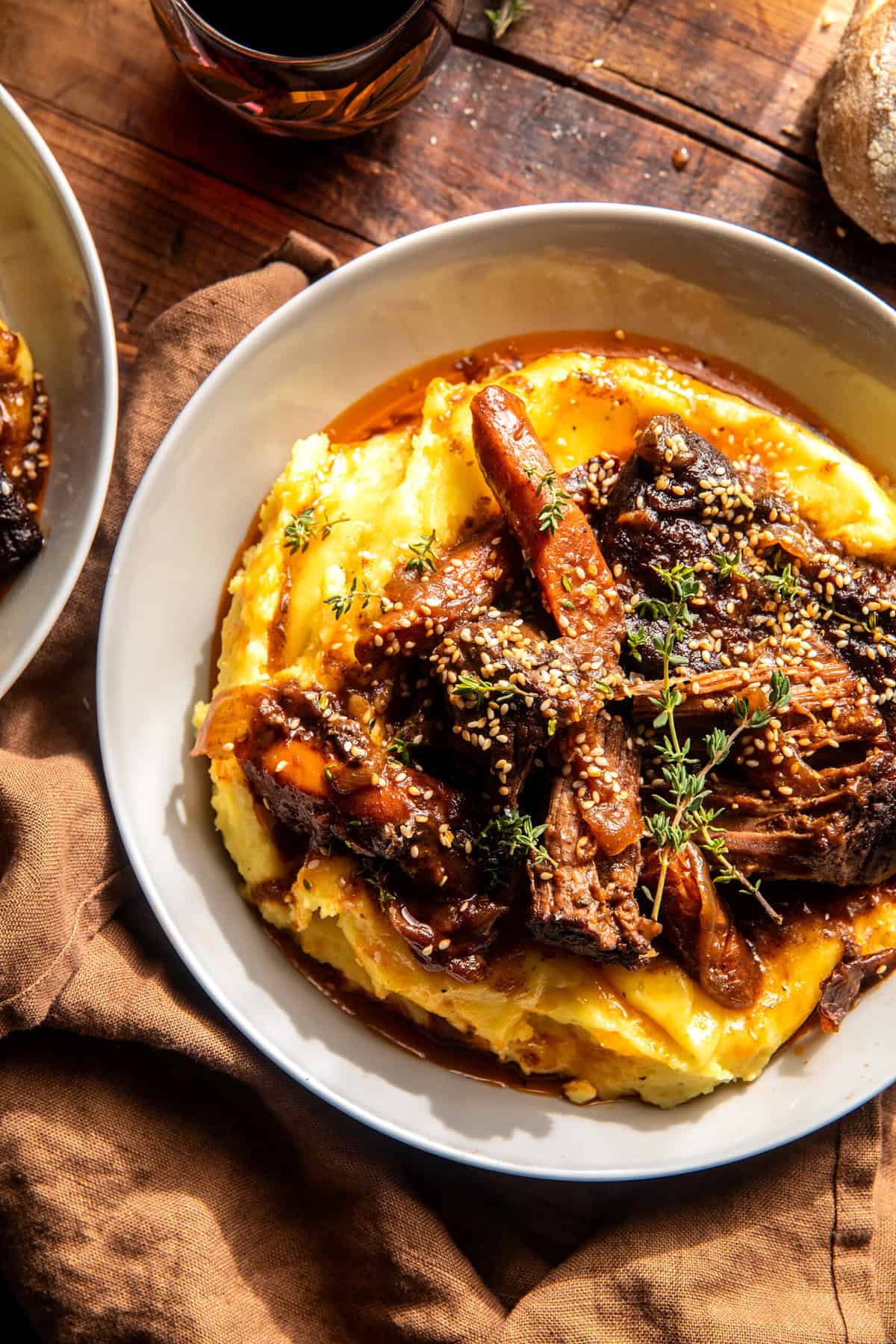 White Wine Miso Braised Pot Roast | halfbakedharvest.com