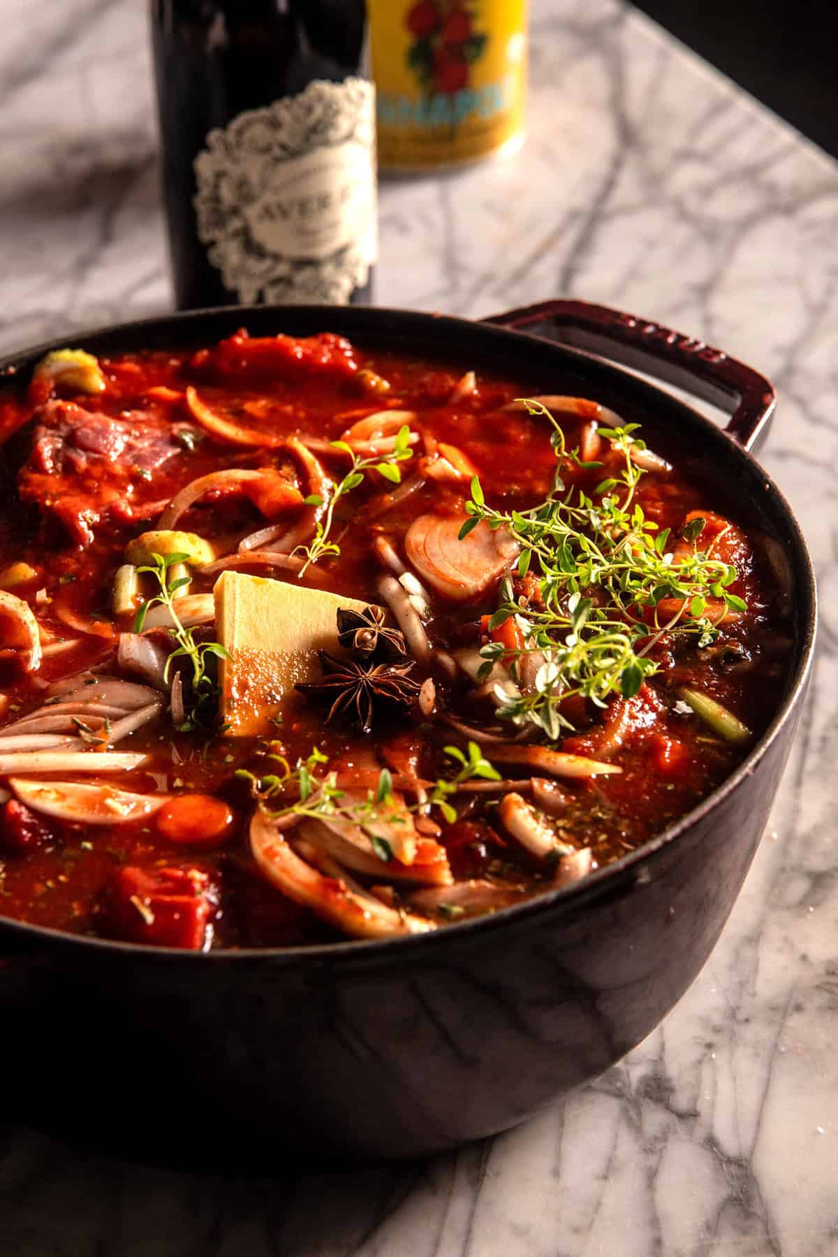 Pot Roast Sunday Sauce with Rigatoni | halfbakedharvest.com