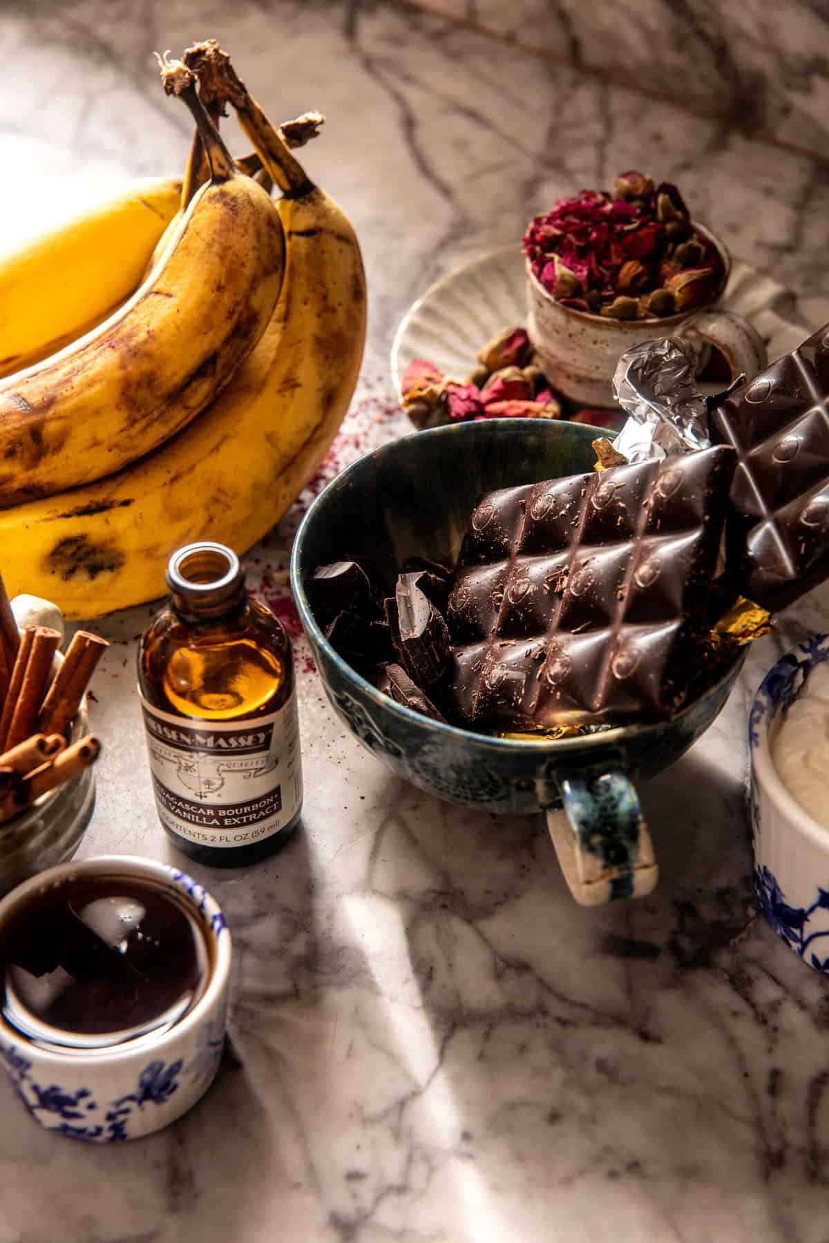 Chocolate Chunk Greek Yogurt Banana Bread | halfbakedharvest.com