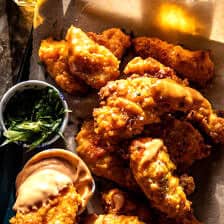 Crispy Turmeric Chicken Tenders | halfbakedharvest.com