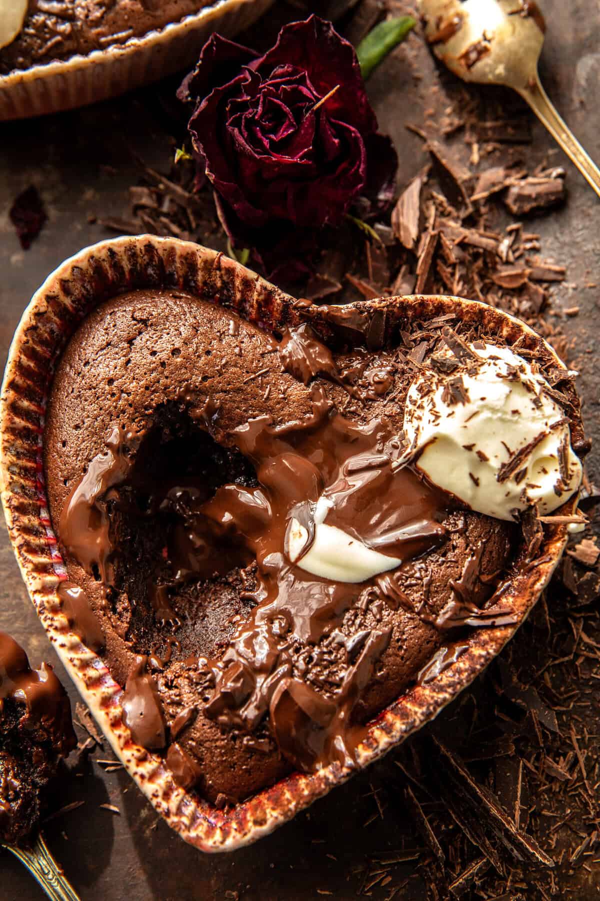 Easy Chocolate Pudding Cakes | halfbakedharvest.com