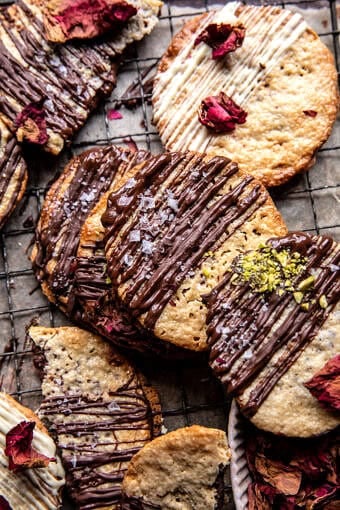 5 Ingredient Salted Chocolate Lace Cookies | halfbakedharvest.com