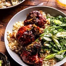 Crockpot Honey Garlic Chicken | halfbakedharvest.com