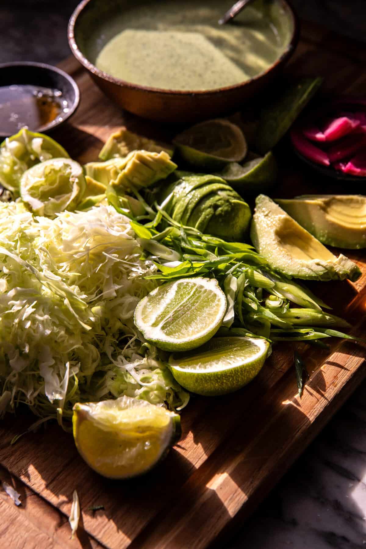 Crockpot Salsa Verde Chicken Tortilla Bowl | halfbakedharvest.com