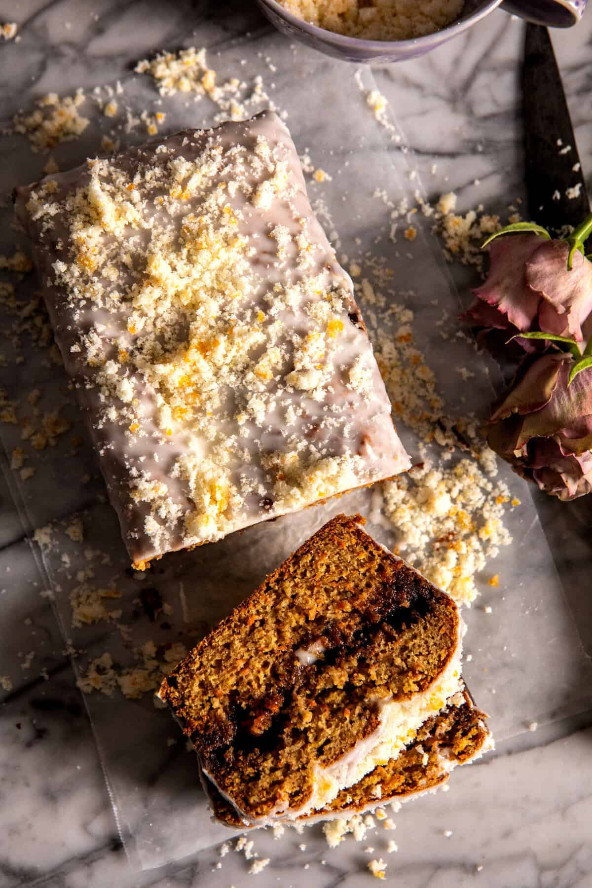 Lemon Glazed Carrot Cake | halfbakedharvest.com