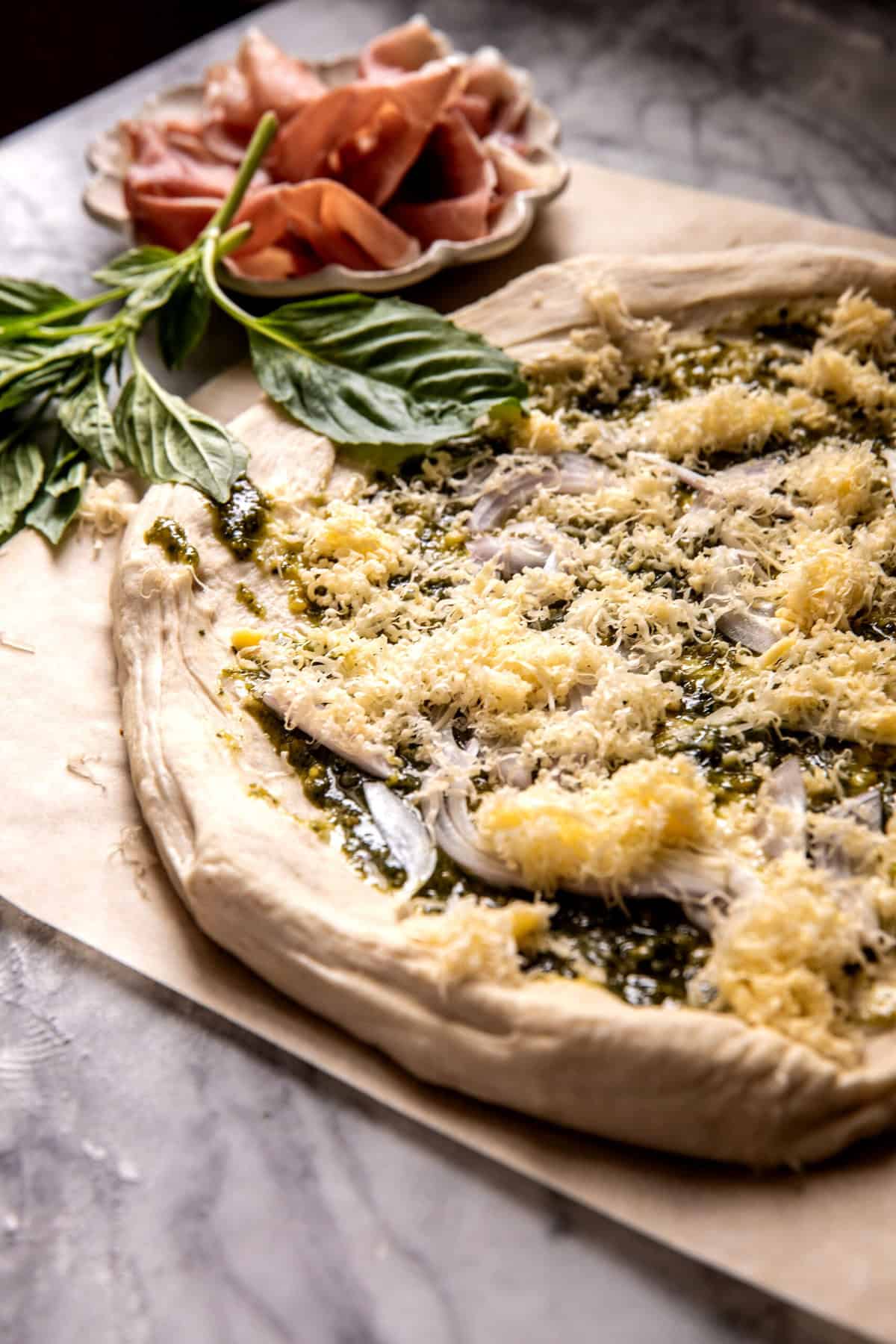 Potato Prosciutto Burrata Pizza | halfbakedharvest.com