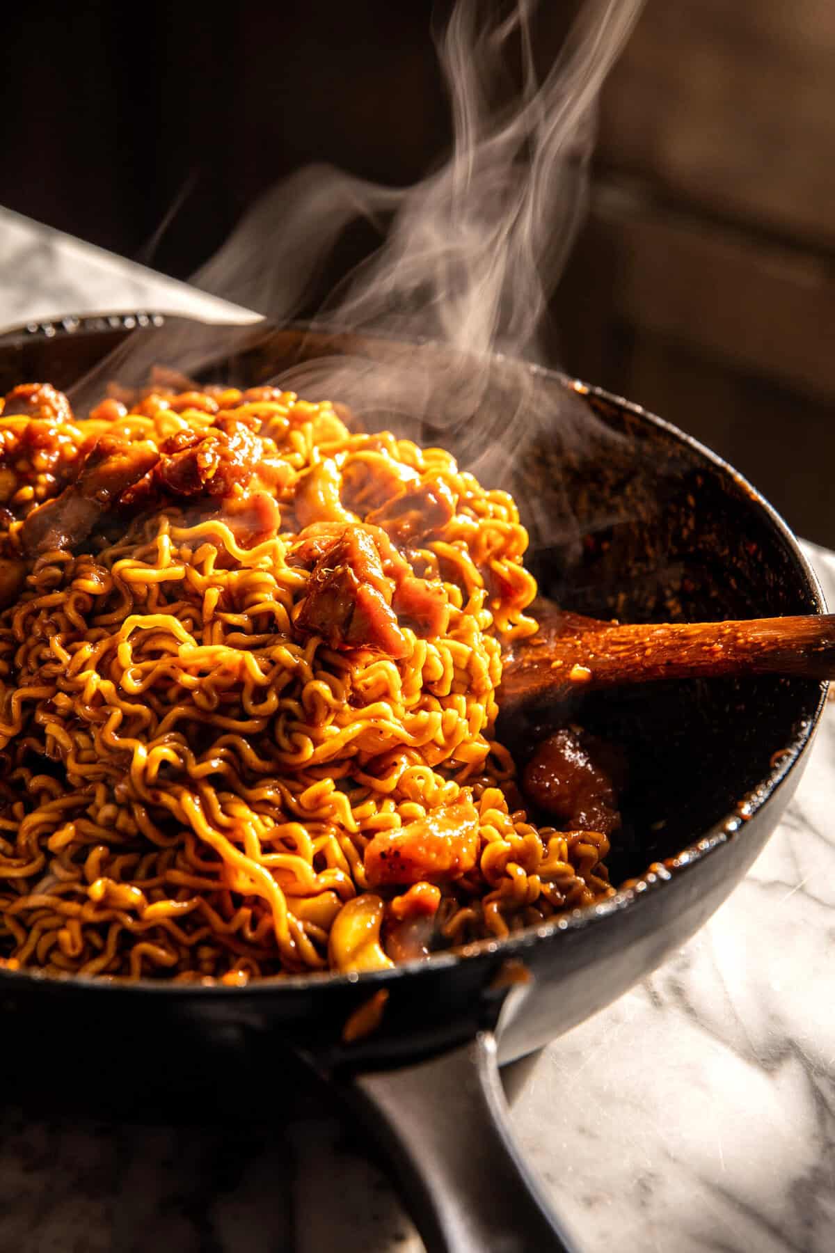 20 Minute Cashew Chicken Noodles | halfbakedharvest.com