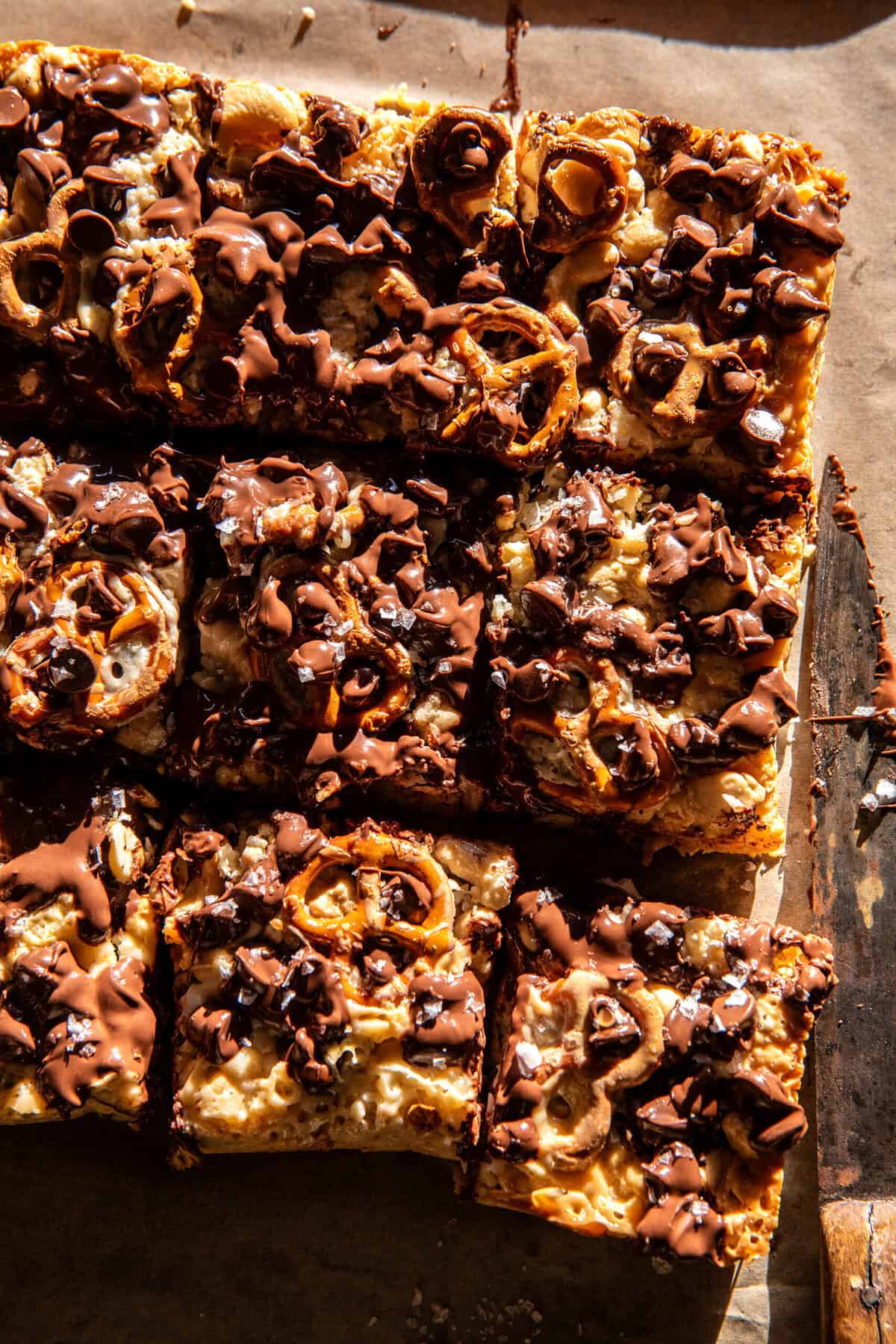 Devine 6 Ingredient Magic Cookie Bars | halfbakedharvest.com