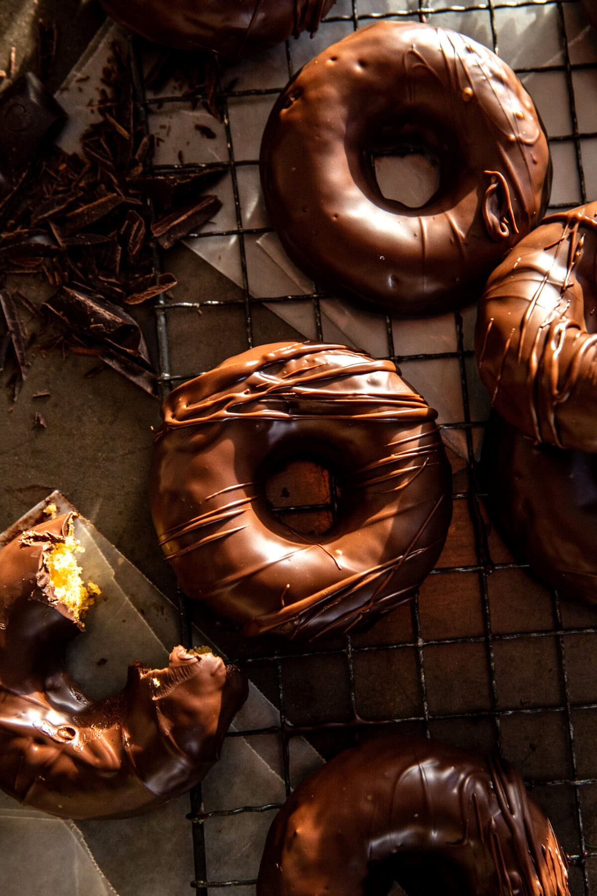 Homemade Baked Frosted Chocolate Donuts | halfbakedharvest.com