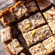 Crinkle Top Lemon Blondies | halfbakedharvest.com