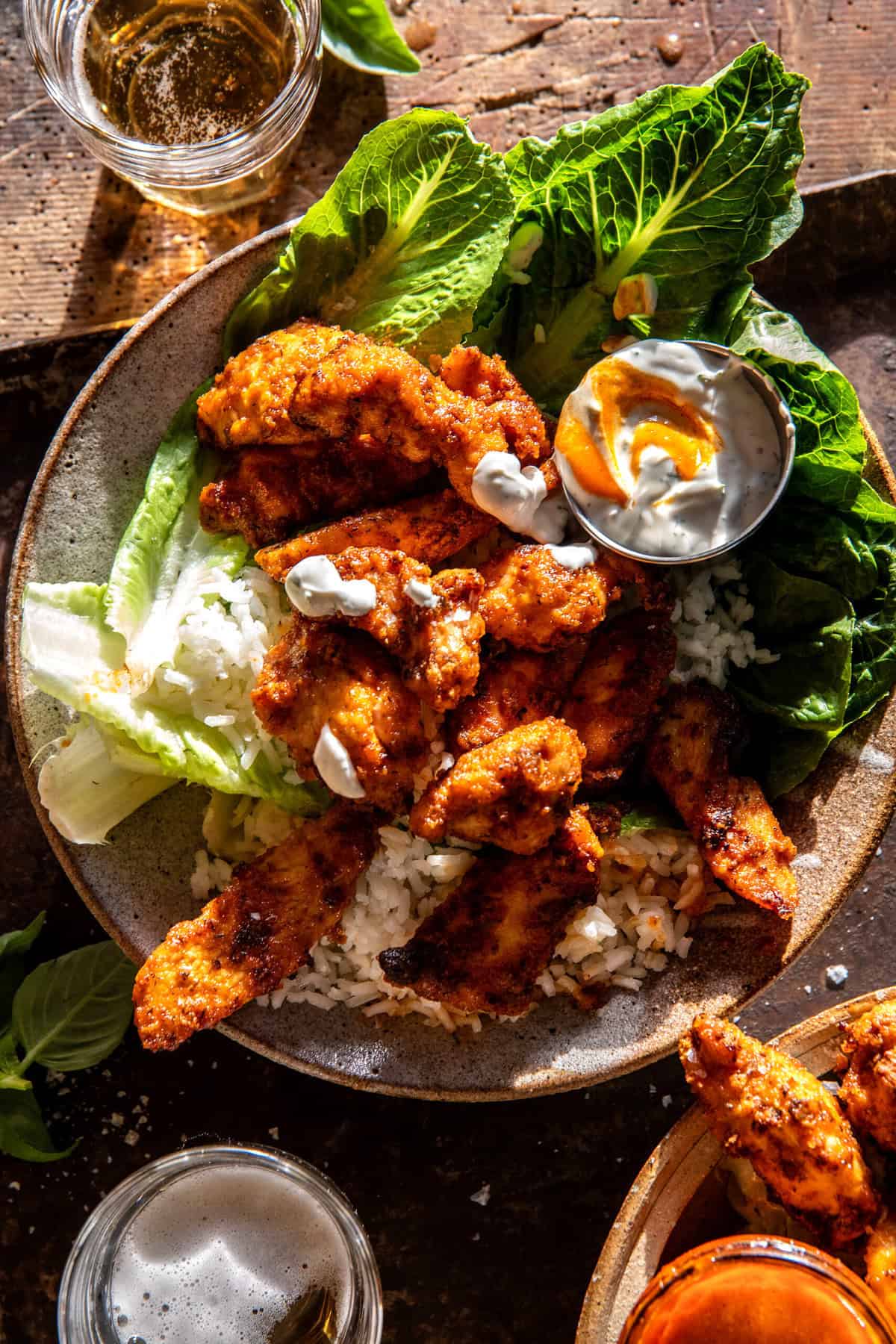 Sheet Pan Buffalo Ranch Chicken | halfbakedharvest.com