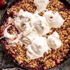 Strawberry Oatmeal Cookie Cobbler | halfbakedharvest.com