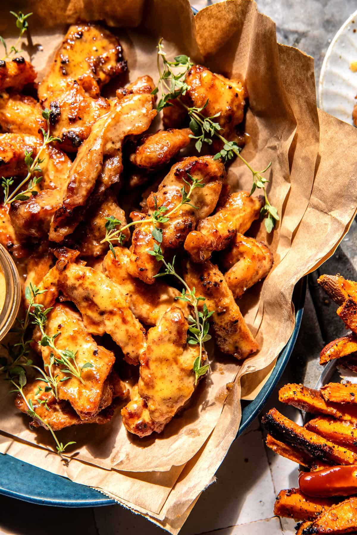 Baked Honey Mustard Boneless Wings | halfbakedharvest.com